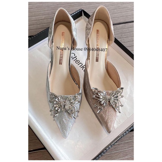 Giày cao gót khoét eo