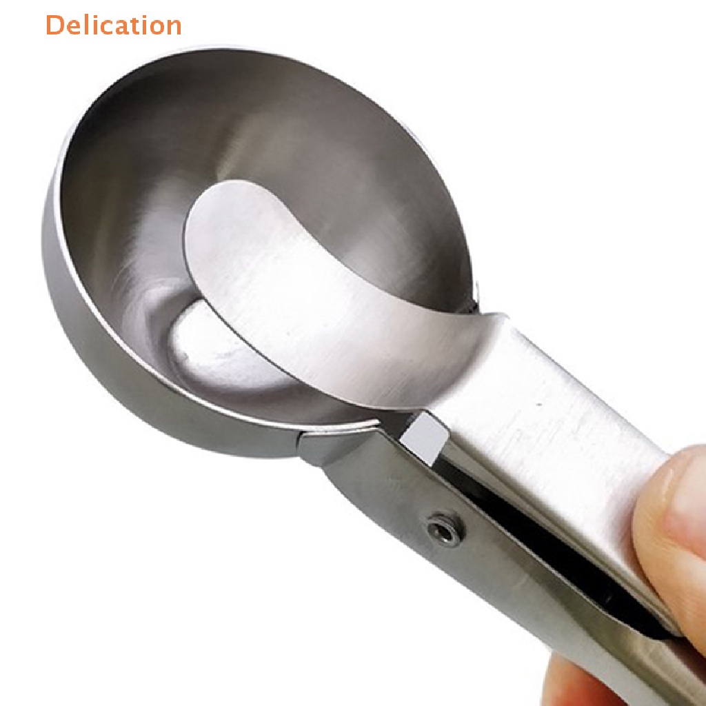 1 Muỗng Múc Kem / Tráng Miệng Bằng Thép Không Gỉ Tiện Dụng