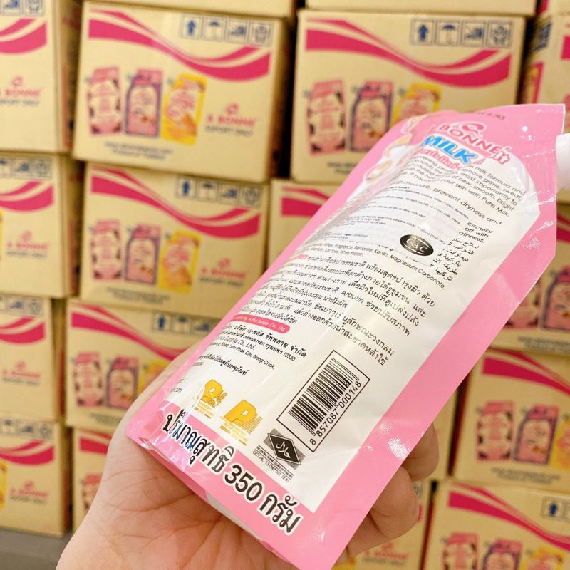 Muối Tắm Sữa Bò Tẩy Tế Bào Chết Có Tem Nhập Khẩu Chính Hãng💖FREESHIP💖 Muối Tắm Bò A Bonne Spa Milk Salt Thái Lan 350gr
