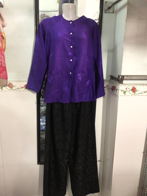 Áo gầm và quần gấm hoa!!!