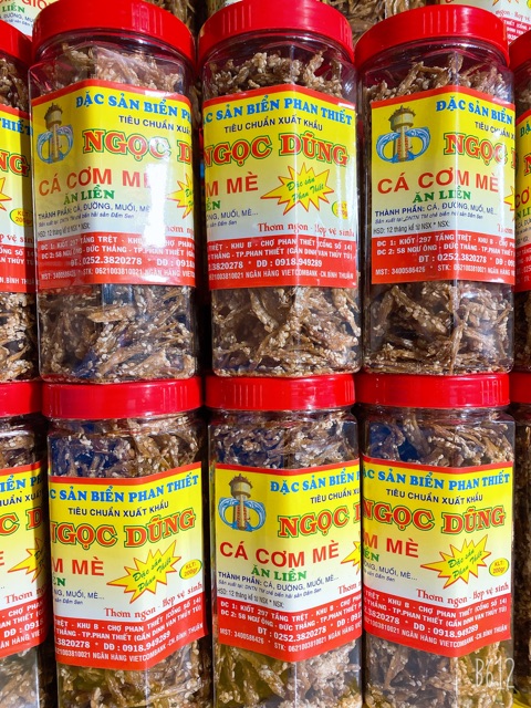 Cá Cơm Mè ( ăn liền ) là món ăn ngon của shop Đặc Sản Biển Phan Thiết NGỌC DŨNG; Hộp 200 gram. HSD 12 tháng