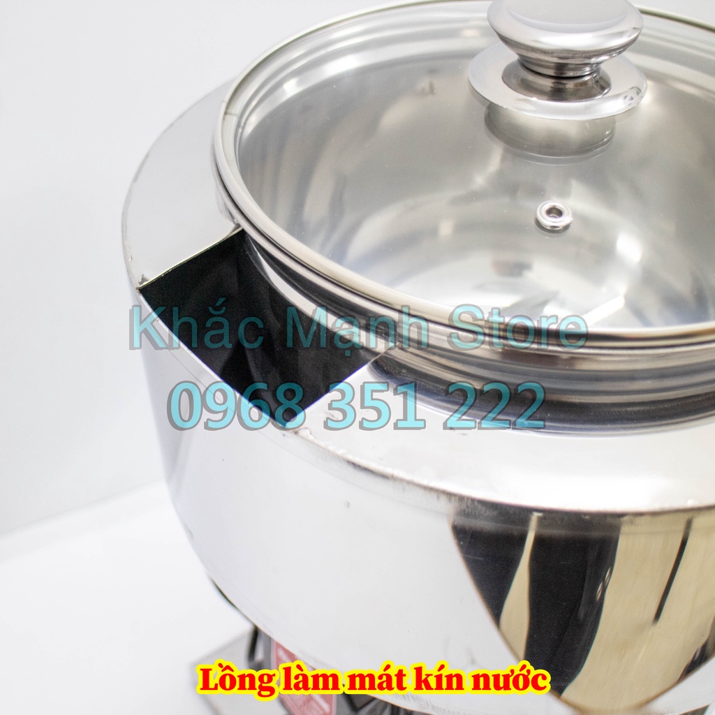 Máy Xay Làm Giò Chả Công Suất 1100W Có Bao Đá, Máy Xay Thịt Đa Năng Khung Nồi INOX