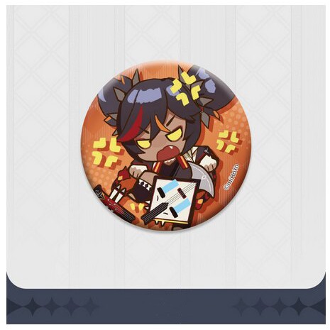 Huy hiệu cái áo IN HÌNH Genshin Impact game chibi dễ thương xinh xắn mẫu 2