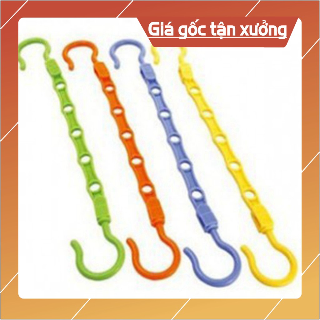 (Xả Hết)  Móc quần áo 5 lỗ đa năng - 8104 (Mua Ngay)