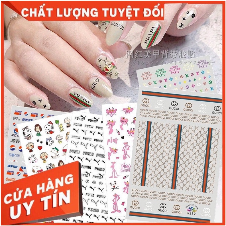Sticker Trang trí móng (THƯƠNG HIỆU)