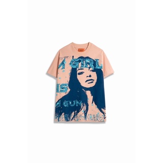 Áo thun nữ tay ngắn baby tee - a girl is a gun