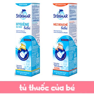 Dung dịch nước muối xịt mũi cho trẻ em Sterimar