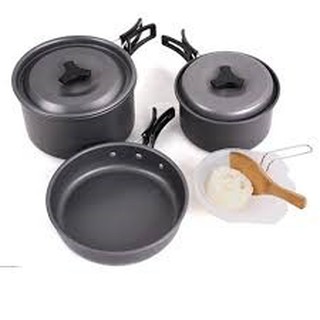 Bộ nồi dã ngoại 3 món ds300 camping