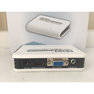 Bộ chuyển đổi VGA + Audio sang HDMI