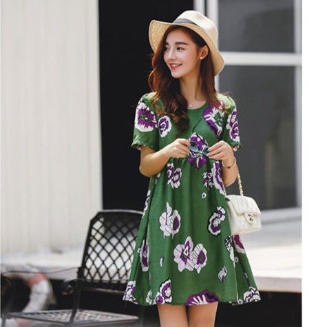 ( KÈM HÌNH THẬT) đầm bầu, đầm baby doll, đầm cho người tròn, mẹ và bé, hàng QUẢNG CHÂU