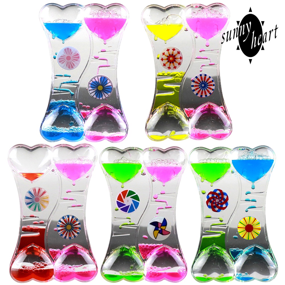 Đồng Hồ Cát Thủy Tinh Thiết Kế Hình Trái Tim Xinh Xắn