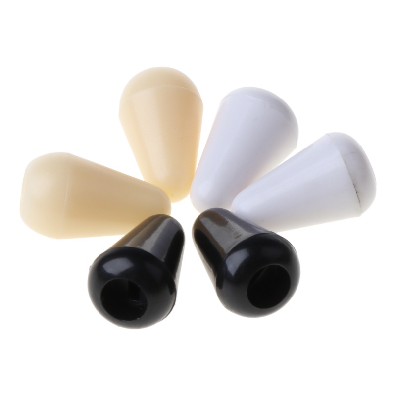 Set 6 Nắp Nhựa 4mm 3 Chiều Nút Công Tắc Cho Đàn Guitar