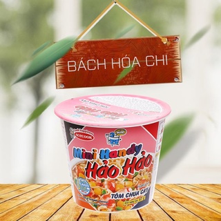 Thùng 12 ly Mì ăn liền Mini Handy Hảo Hảo vị tôm chua cay ly 47g
