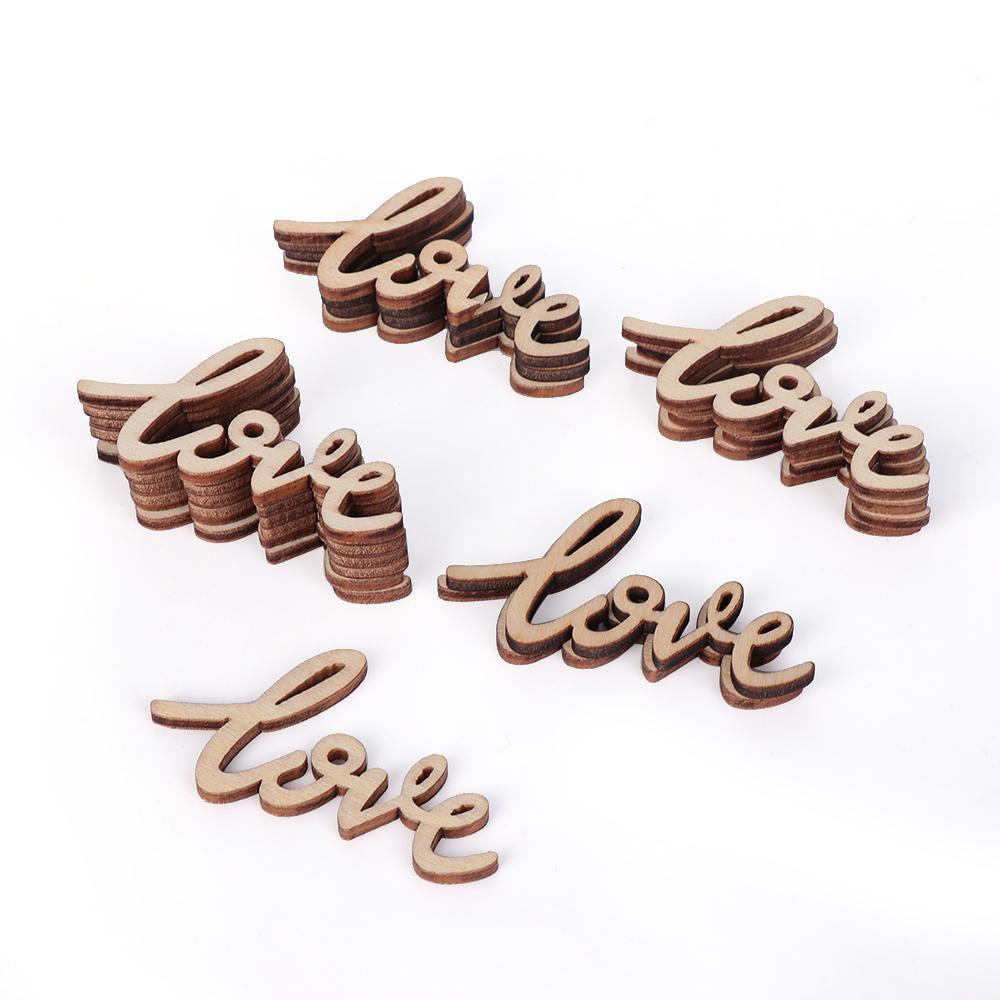Set 18 Chữ Love Bằng Gỗ 55mm DIY Trang Trí Đa Dụng