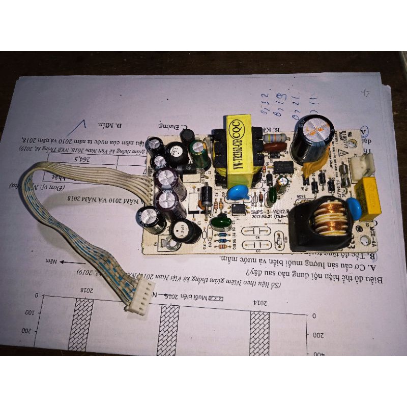 (Adapter) nguồn không vỏ 5v12v24v 4A tháo máy