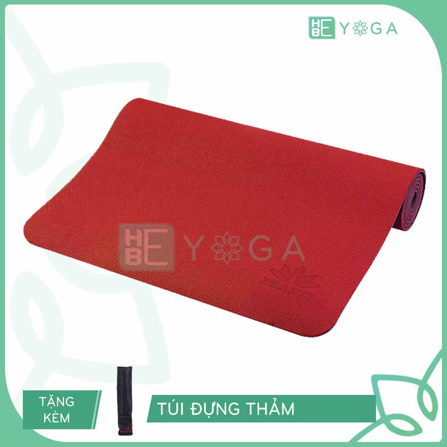 Thảm Yoga ZERA Mats 8mm 1 lớp Tặng kèm túi đựng ( màu sắc ib để chọn màu)