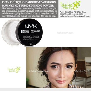 Phấn Phủ Khoáng Không Màu NYX HD Studio Finishing Powder - SFP01