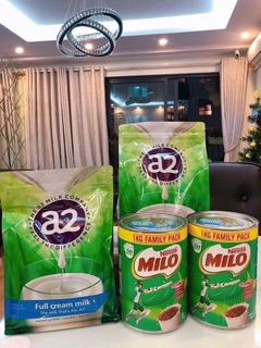 Sữa Milo và A2 1kg Úc
