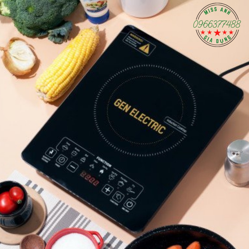 Bếp từ đơn, bếp điện Thương Hiệu Gen Electric A03, công suất 2200W,[Bảo hành 12 tháng, đổi mới 30 ngày]