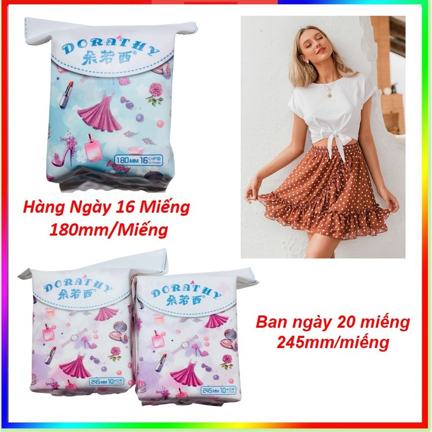 Băng vệ sinh Dorathy 50 miếng và 2 đêm dạng quần size M-XL.