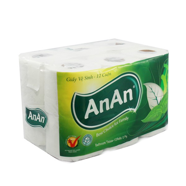 GIẤY VỆ SINH AN AN BỊCH 10 CUỘN