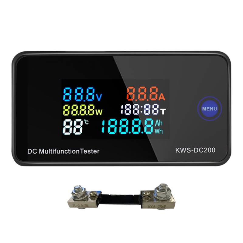 Đồng hồ đo dòng điện đa năng SPMH DC màn hình LCD 0-200V
