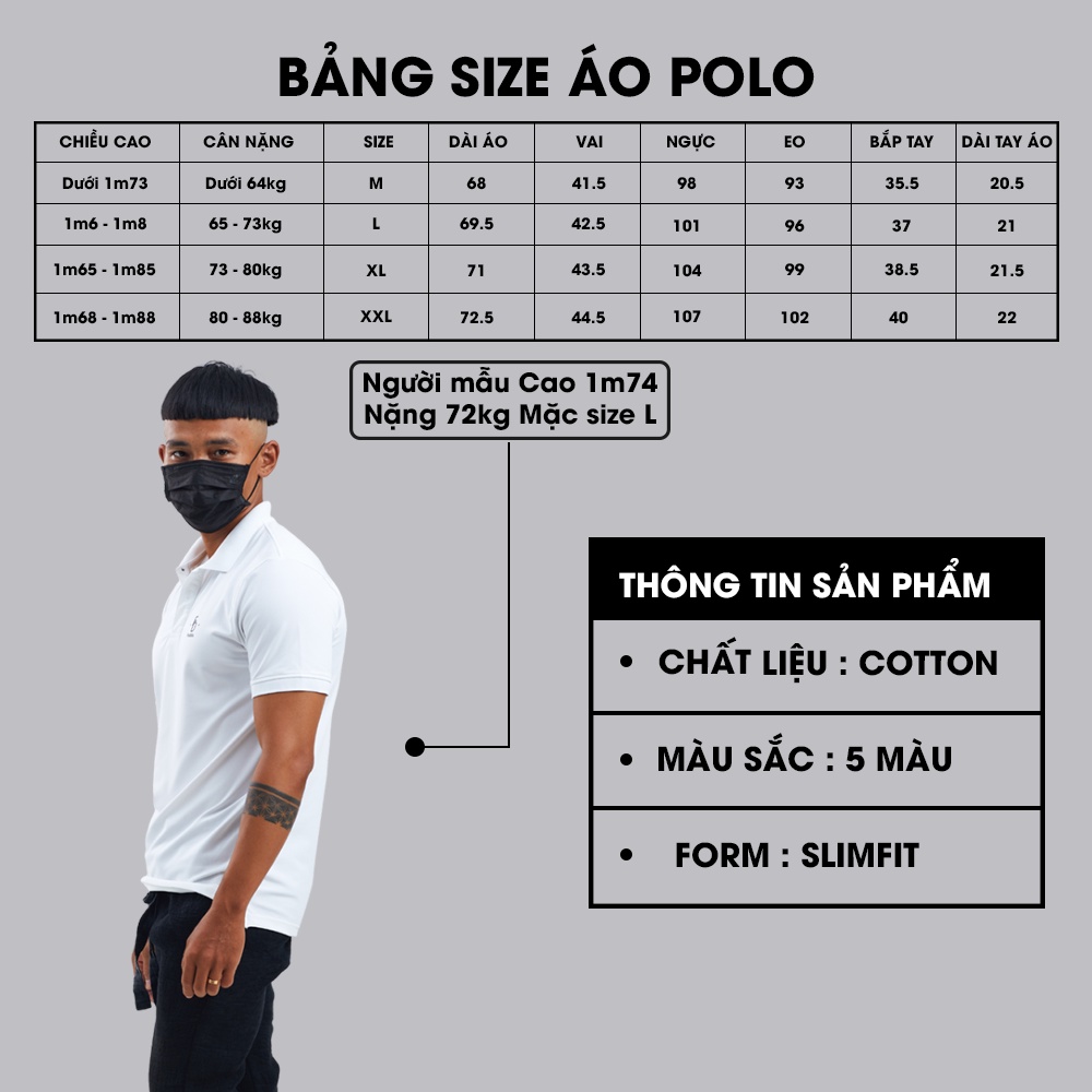 Áo Thun Polo Nam Freddo vải Cotton Cá Sấu 4 chiều, cổ bẻ tay ngắn thoáng mát mềm mịn dày dặn chuẩn form slimfit