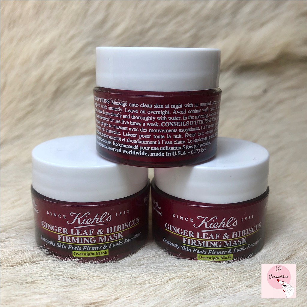 MẶT NẠ NGỦ CHỐNG LÃO HOÁ KIEHL'S GINGER LEAF & HIBISCUS FIRMING MASK