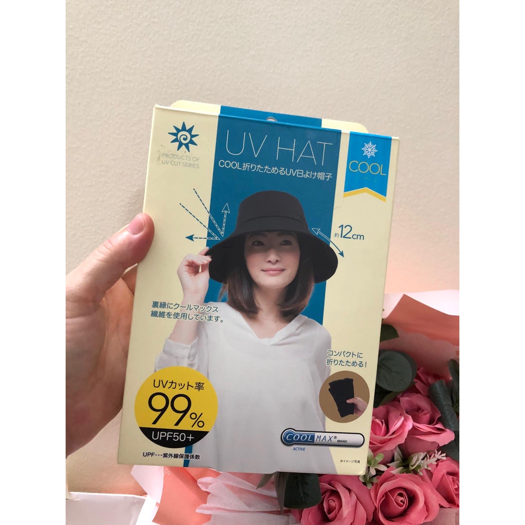 Nón Chống Nắng Cool Max UV Hat 99% UPF50+ Nhật Bản