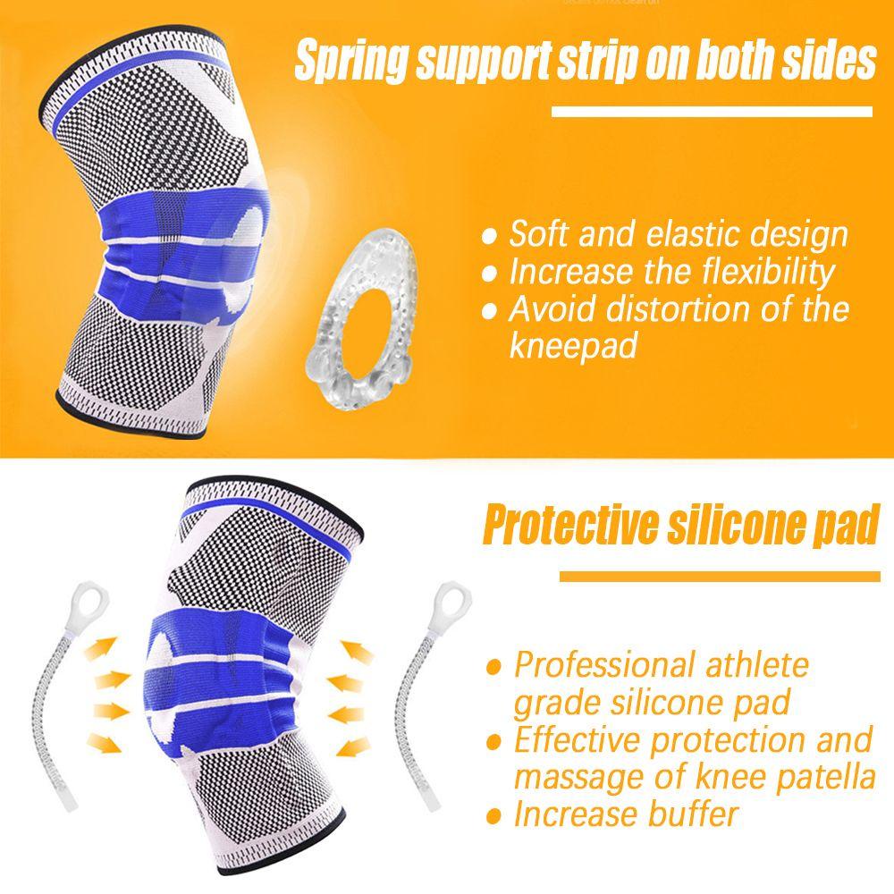1 Miếng Đệm Bảo Vệ Đầu Gối Bằng Silicone Chất Lượng Cao