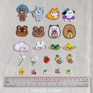 Patch ủi / sticker vải thêu cỡ nhỏ - loại dán, ủi, khâu