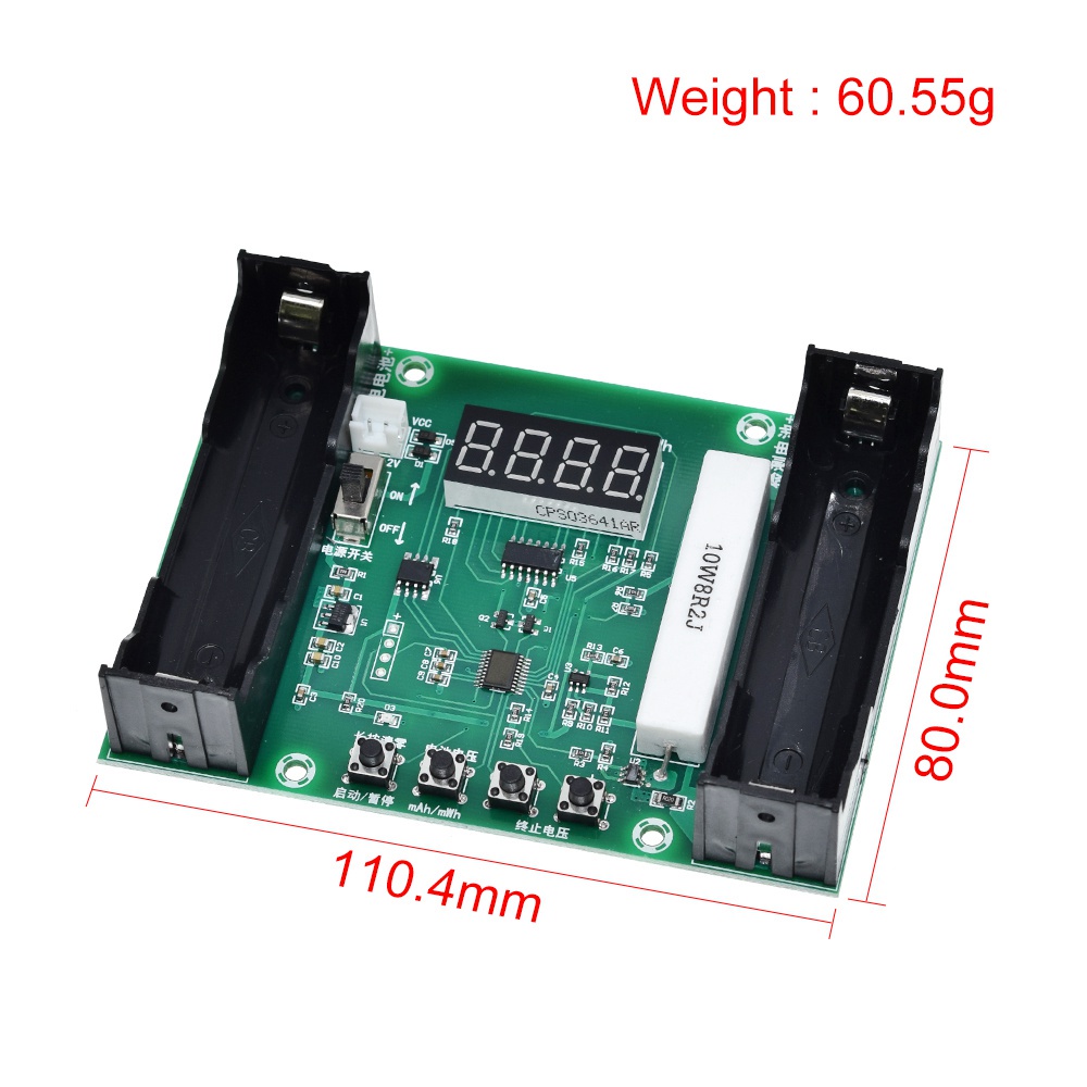 Máy Kiểm Tra Dung Lượng Pin XH-M240 18650 maH / mwH Kỹ Thuật Số