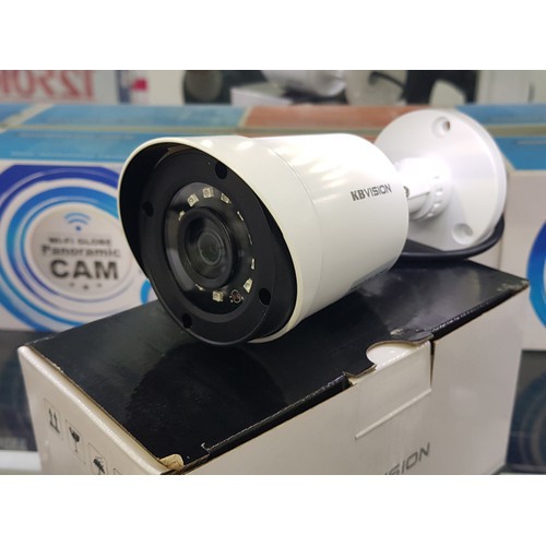 [TẶNG 60M DÂY ĐÚC SẴN] TRỌN BỘ 06 MẮT CAMERA KBVISION 2.0 MP FULL HD 1080P KÈM Ổ CỨNG TÙY CHỌN - BẢO HÀNH 2 NĂM