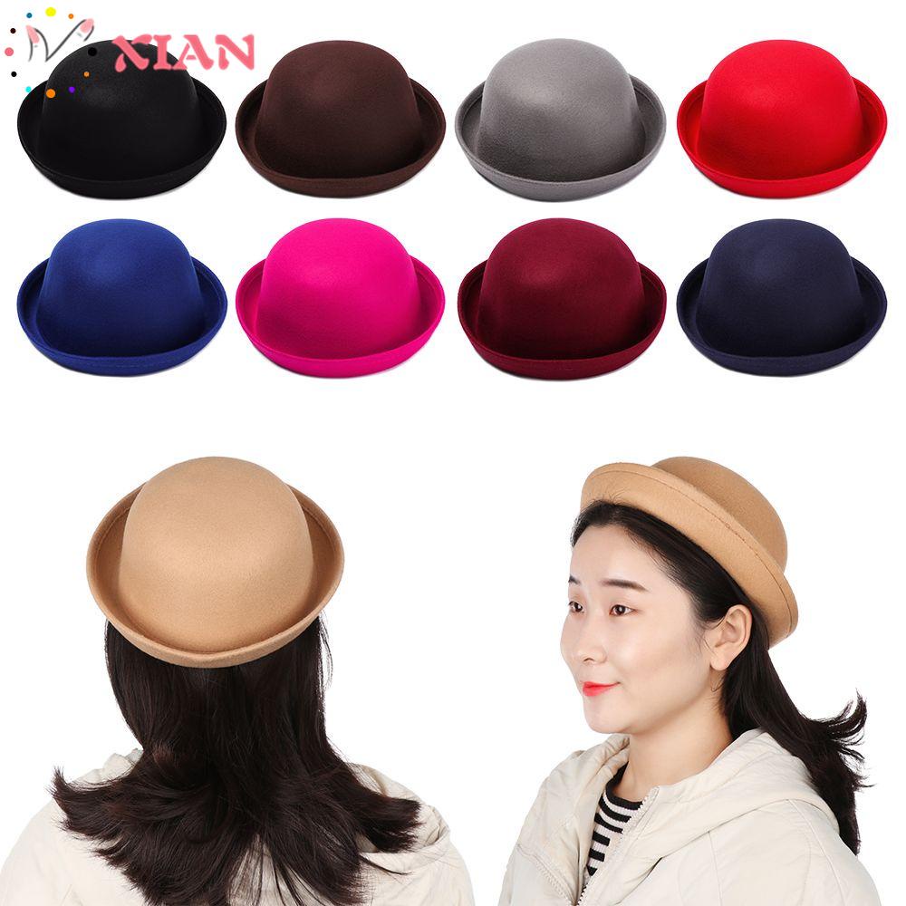 Mũ beret vải len phong cách vintage thời trang thanh lịch cho nữ