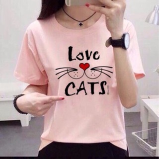 Áo thun nữ Love cats