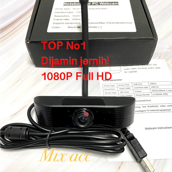 Webcam Toàn Bộ Hd 1080p F10 Kèm Micro