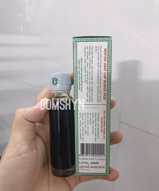 Dầu bông lúa đa năng Minyak ubat cap bunga pady thái lan