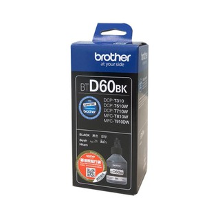 Mực in brother btd60bk black inkt810w,mfct910dw,t300,t310,t4000,t4000