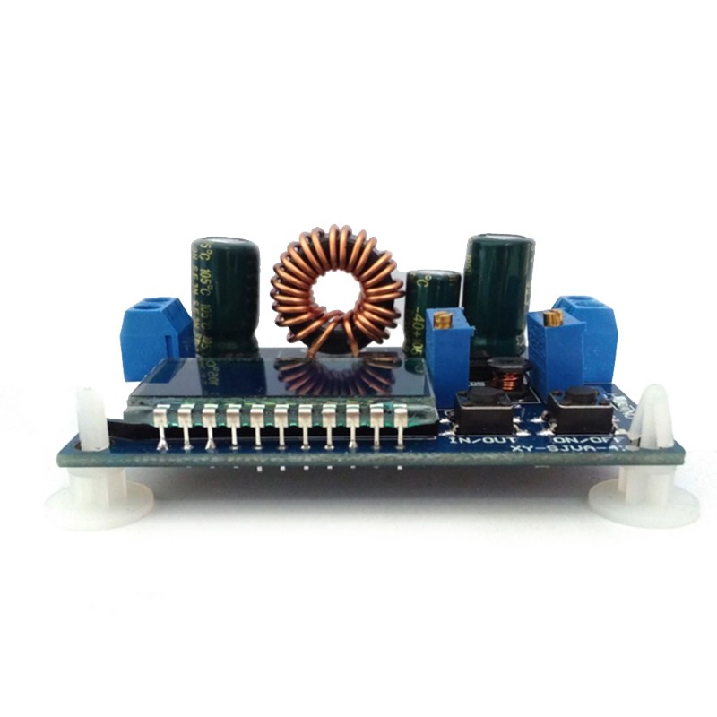 Bảng mạch điều chỉnh điện áp 4A với màn hình LCD