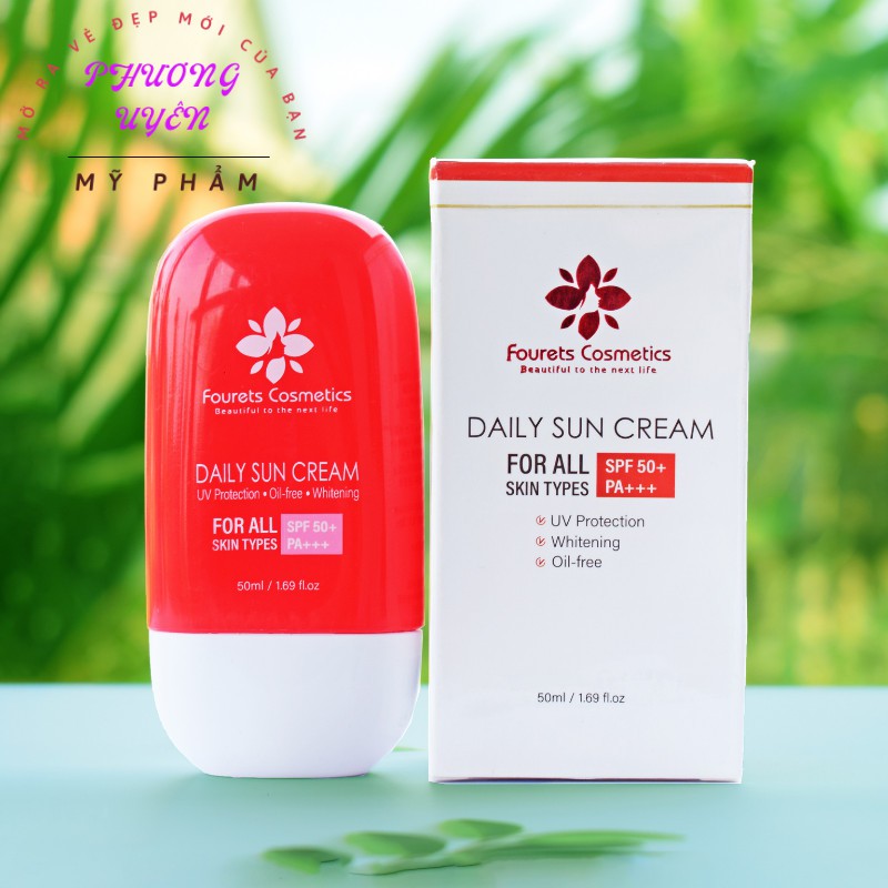 Kem Chống Nắng 50ml 💯CHÍNH HÃNG💯 Kem Chống Nắng DAILY SUN CREAM Chống Lão Hóa Và Làm Sáng Da