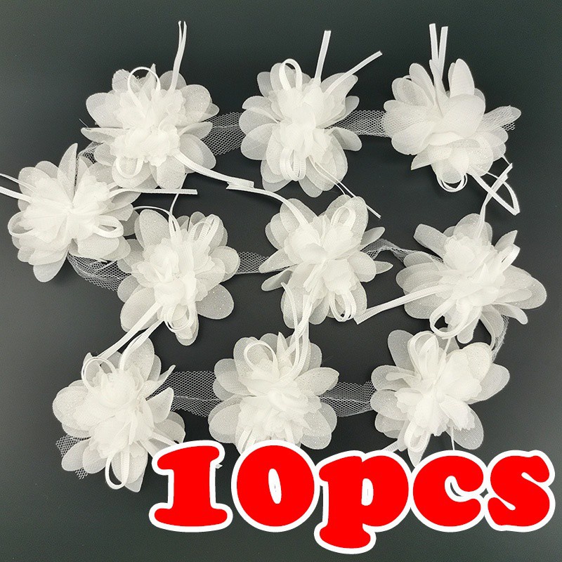 Chiffon flower used for holiday gift wrapping decoration clothing accessories