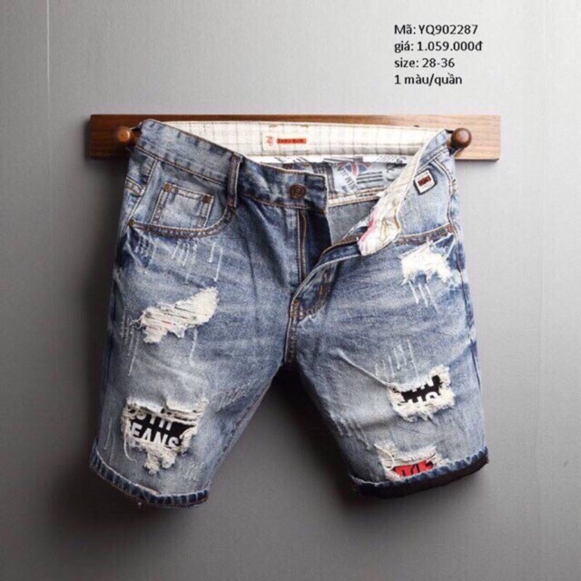 Quần short jean nam mẫu mới 2021,chất vải bò cao cấp, AT 216 | BigBuy360 - bigbuy360.vn