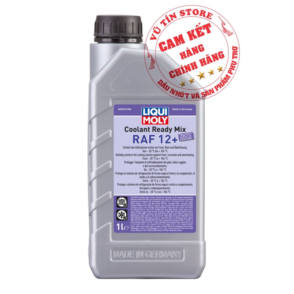 Nước làm mát động cơ Liqui Moly Coolant Ready Mix RAF 12+