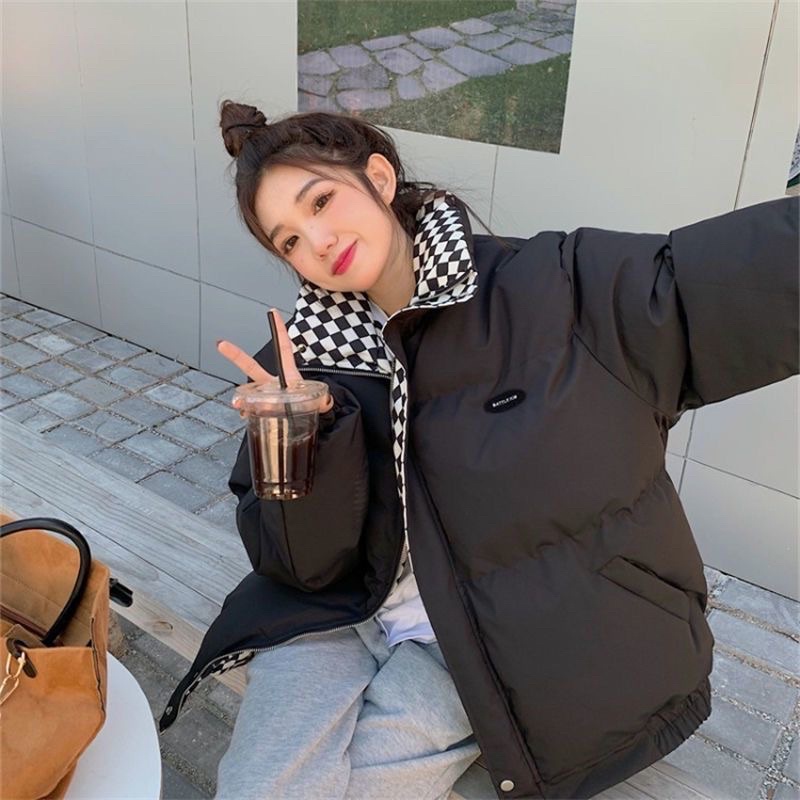 Áo Phao béo mix caro ulzzang