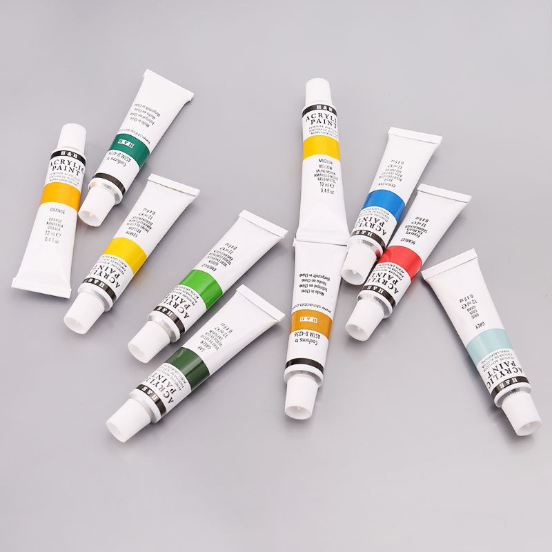 Set 24 Tuýp Màu Acrylic 12ml Vẽ Tranh Chuyên Dụng