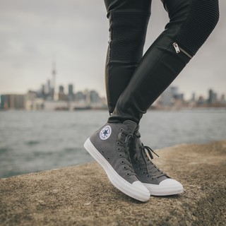 Giày CV Chuck Taylor II xám, cao cổ