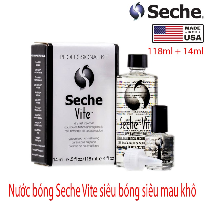 Bóng Seche set 118ml + 15ml (Cam kết đúng hàng Authentic USA)