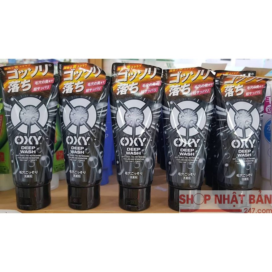 Sữa rửa mặt Oxy nam Nhật Bản 130g