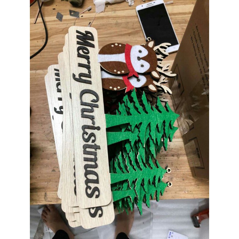 Biển decor treo trang trí noel