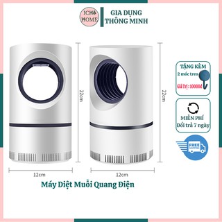 Máy bắt muỗi thông minh, đèn bắt muỗi điện quang cao cấp kèm cổng sạc usb